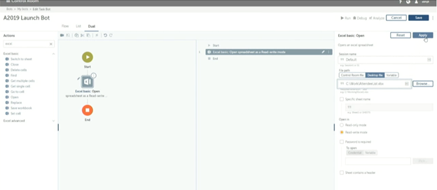 automation anywhere enterprise a2019