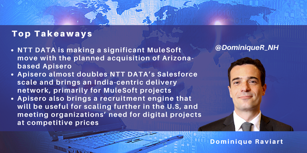 NTT DATA to Acquire Apisero to Double its Salesforce Practice 